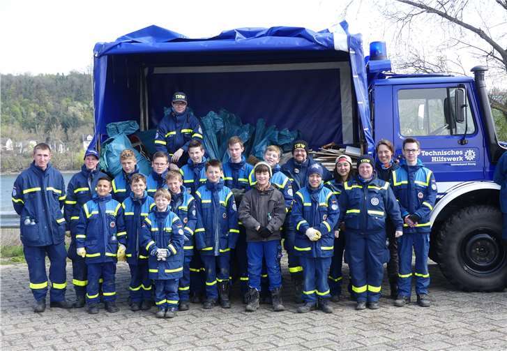 Die hilfreichen Kinder und Jugendbetreuer des Technischen Hilfswerks Sinzig.Foto: privat