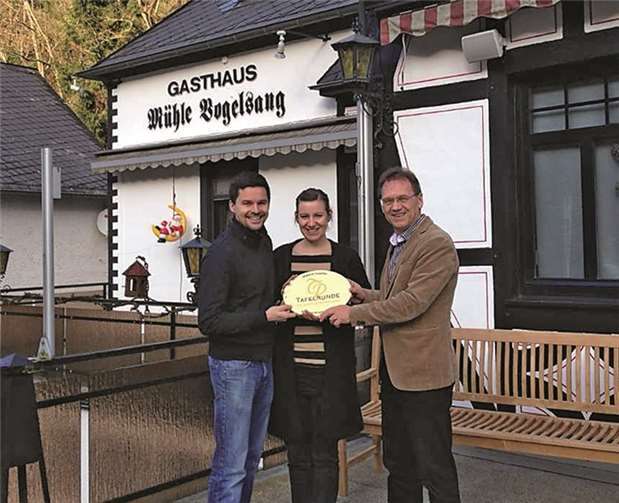 Die historische Mühle Vogelsang in Brodenbach tritt der Mitgliedschaft als Tafelrunde Landesrestaurant bei.Privat