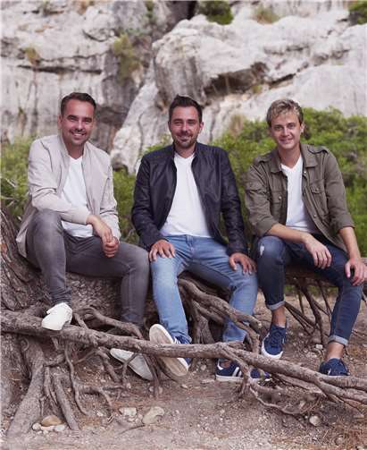 Die holländische-deutsche Boygroup „Cappuccinos“ werden die Stadthalle rocken. Copyright: SWR/Twenty Fifteen Records.