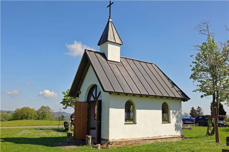 Die in Privatbesitz befindliche Kapelle.