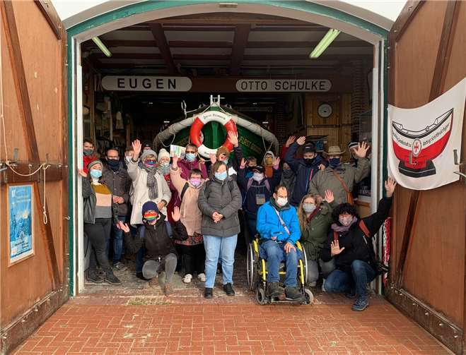 Die inklusive Gruppe auf Norderney.Foto: privat