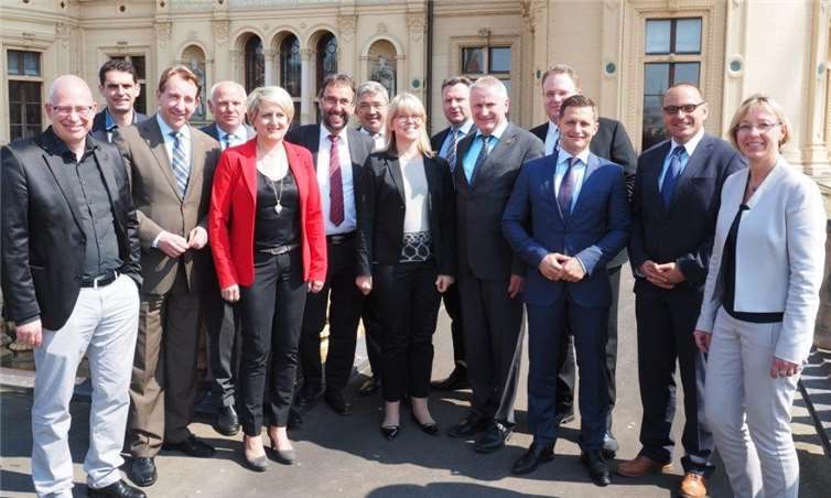 Die innenpolitischen Sprecher der CDU bei der Tagung in Schwerin.privat
