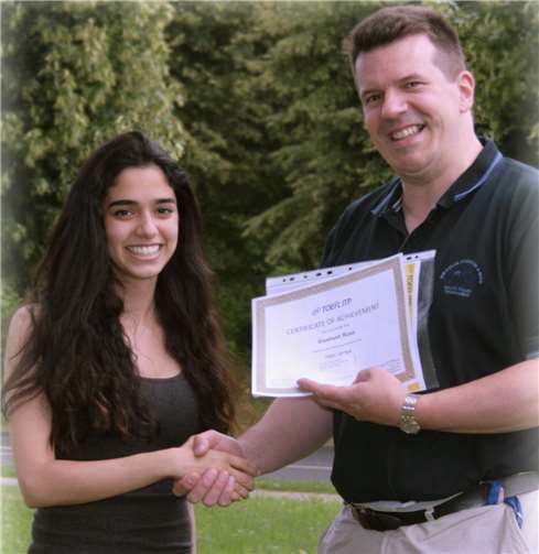 Die jordanische Austauschstudentin Rua’a ElSahsah konnte beim TOEFL-Test glänzen. privat