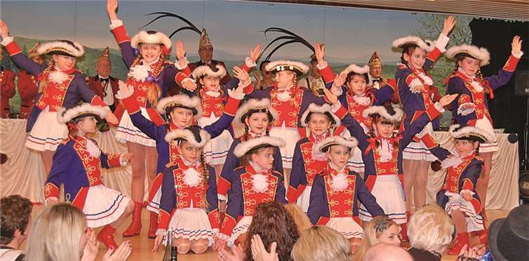 Die jüngste Abteilung des Funkenkorps: Die Kadetten. FA