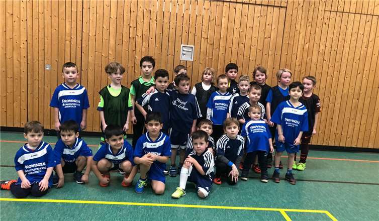 Die jüngsten Spieler der JSG Bad Breisig hatten viel Spaß bei ihrem Trainingsspiel. privat