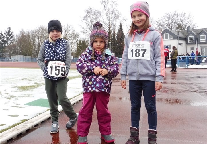 Die jüngsten Teilnehmerinnen der LG Laacher See