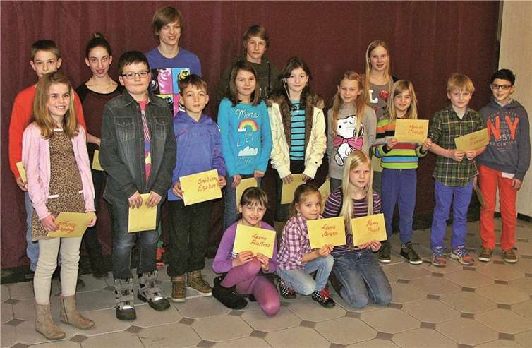 Die jugendlichen Sieger.