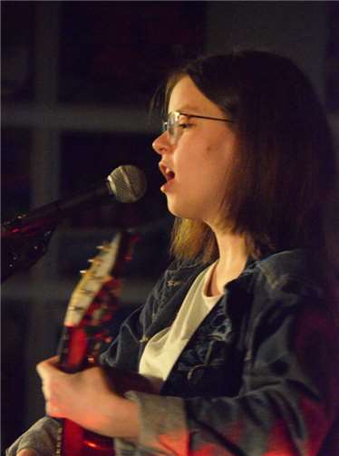 Die junge Rheinbacherin Maike Zimmermann sorgte wieder für Gänsehautstimmung.