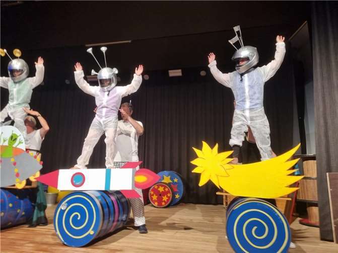 Die jungen Akteure begeistern durch ihr Geschick und ihr Können.  Foto: privat