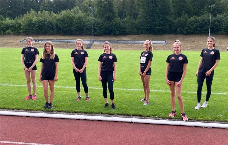 Die jungen Athletinnen haben trotz widriger Bedingungen eine tolle Form bewiesen. Foto: SCC