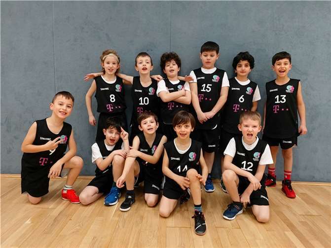 Die jungen Basketballer der GGS Merl. Quelle: GGS Merl