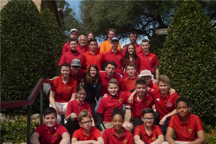 Die jungen Golfspieler haben die Trainingswoche intensiv genutzt. privat