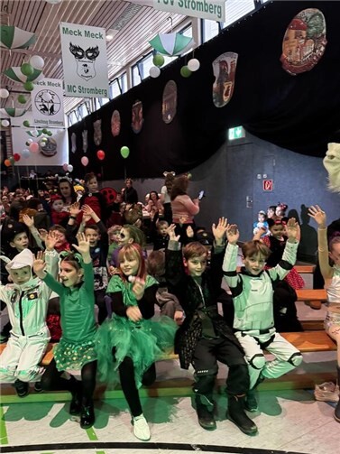 Die jungen Jecken erlebten einen närrischen Nachmittag.  Foto: privat