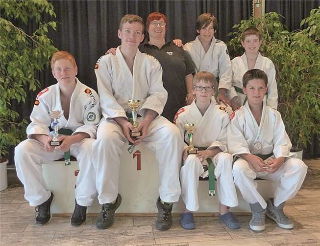 Die jungen Judoka des TV Rübenach schnitten beim Turnier in Remagen sehr gut ab.privat