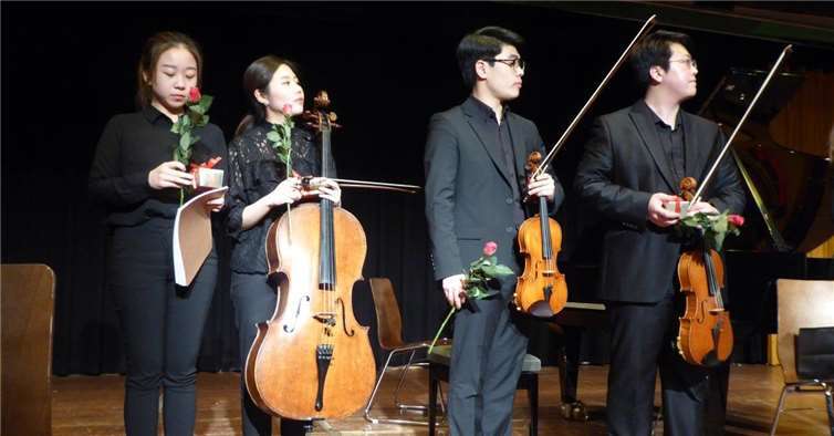 Die jungen Künstler ernteten mit ihrem Engagement und der Professionalität ihres Spiels begeisterten Applaus. Quelle: RC Bonn-Rheinbach/Otto