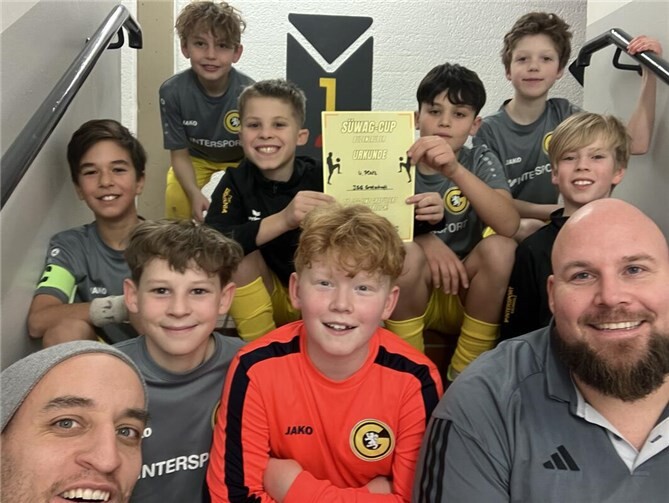 Die jungen Löwen nach dem Turnier in Linz. Foto: GSG