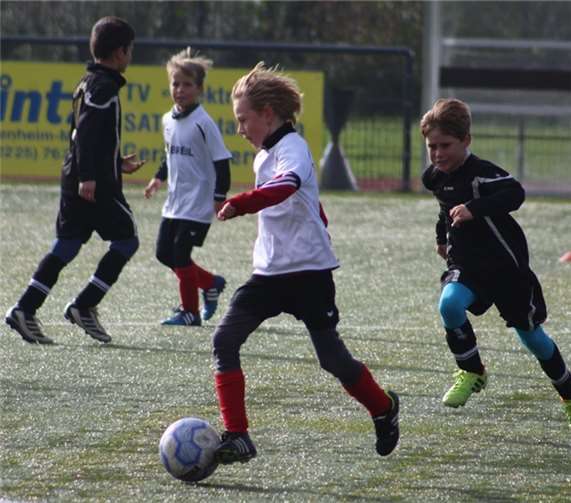 Die jungen Merler Spieler zeigten in der Partie gegen Swisttal/Buschhoven eine starke Leistung.privat