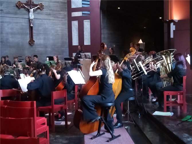 Die jungen Musiker begeisterten das Publikum. Foto: privat