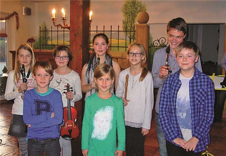 Die jungen Musikerinnen und Musiker zeigten ihr Können. privat