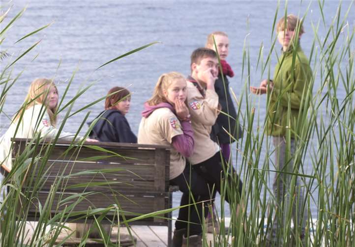 Die jungen Pfadfinder waren begeistert von der fantastischen Küstenlandschaft. privat