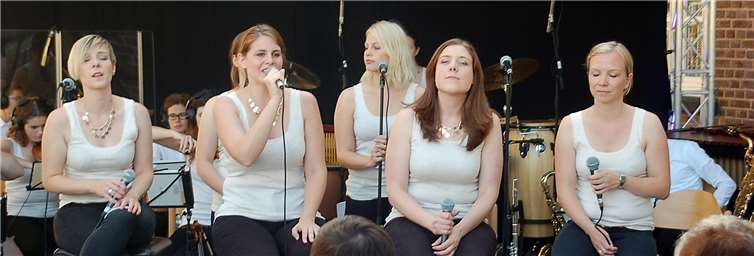 Die jungen Sänger und Musiker zeigten, welch riesiges Potenzial in ihnen steckt. RÜ