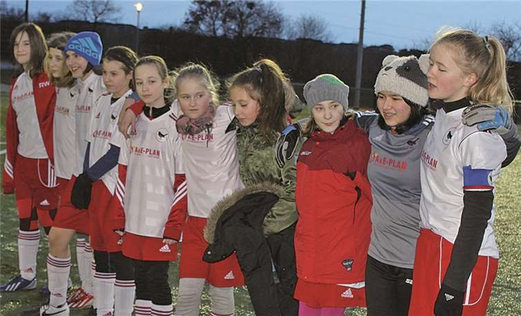 Die jungen Spielerinnen haben eine tolle Leistung gezeigt. privat