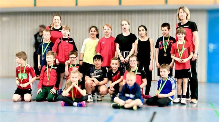 Die jungen Sportler des TSV Lehmen.Foto: privat