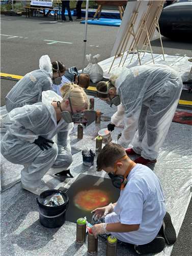 Die jungen Teilnehmer konnten ihrer Phantasie freien Lauf lassen.