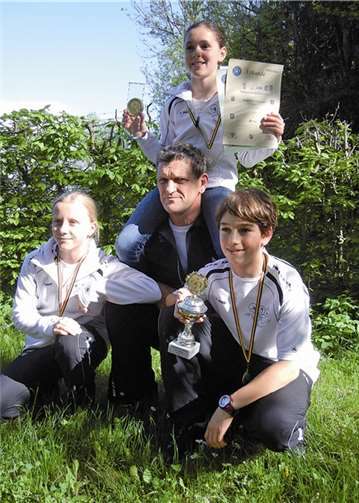 Die jungen Unkeler Fünfkämpfer zeigen sich in Top-Verfassung.privat