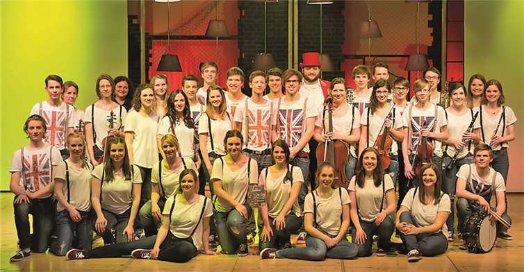 Die jungen und talentierten Musiker von „musical for you“ freuen sich auf ihren Auftritt.Matthias Mueller