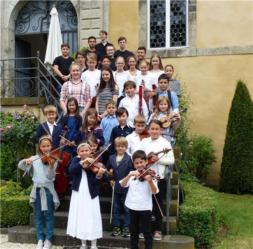 Die jungenMusiker freuen sichauf ihr Konzert amSonntag,17. Juni um 11 Uhr. Foto: privat