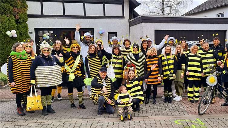 Die karnevalsbegeisterten Sänger von „Vocale Plaidt“ wurden wieder von Familie und Freunden unterstützt.