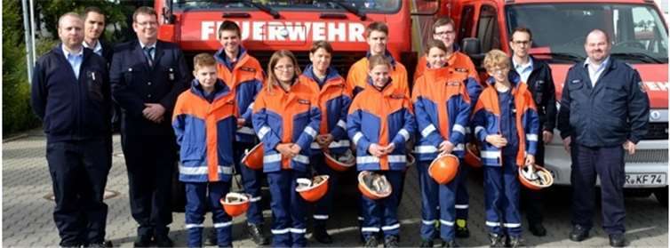 Die kleine Abteilung der Jugendfeuerwehr der VG Puderbach und Ihre Betreuer.Privat