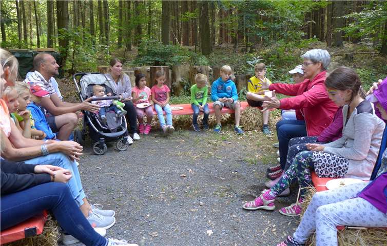 Die kleinen Chorsänger und ihre Familien hatten viel Freude beim Sommerfest. privat