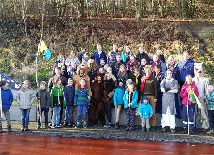 Die kleinen Drachen erlebten schöne Tage im Winterlager mit den Charakteren aus Narnia.privat