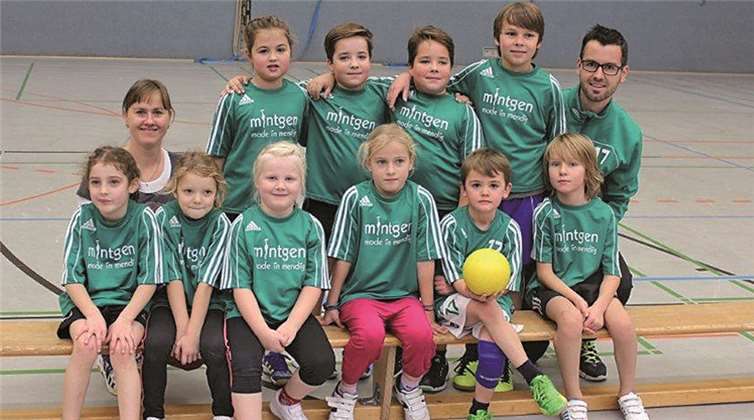 Die „kleinen“ Handballer des TuS Grün-Weiß Mendig sind erfolgreich unterwegs. privat