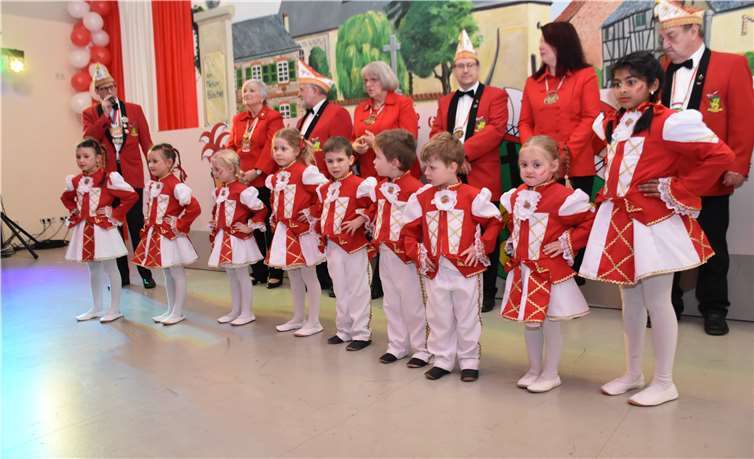 Die kleinen „Mäuse“ der KG begeisterten die Gäste.Fotos: EICH