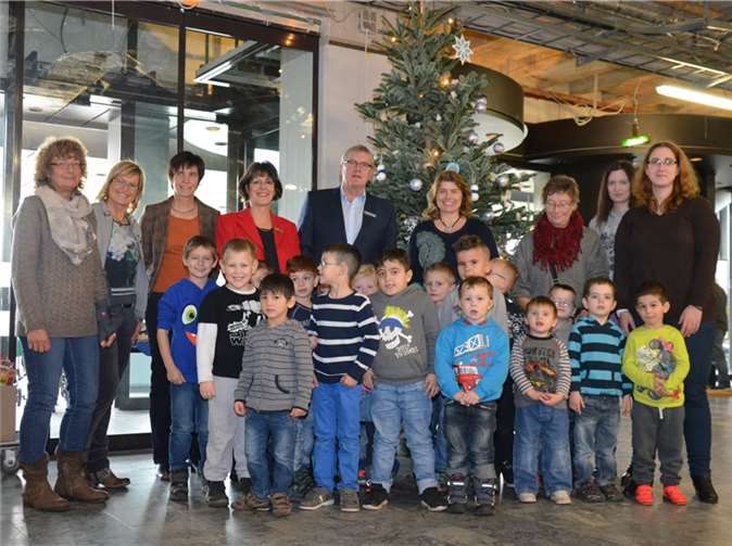 Die kleinen „Sprechdachse“ waren stolz auf ihr Werk. Rhein-Sieg-Kreis