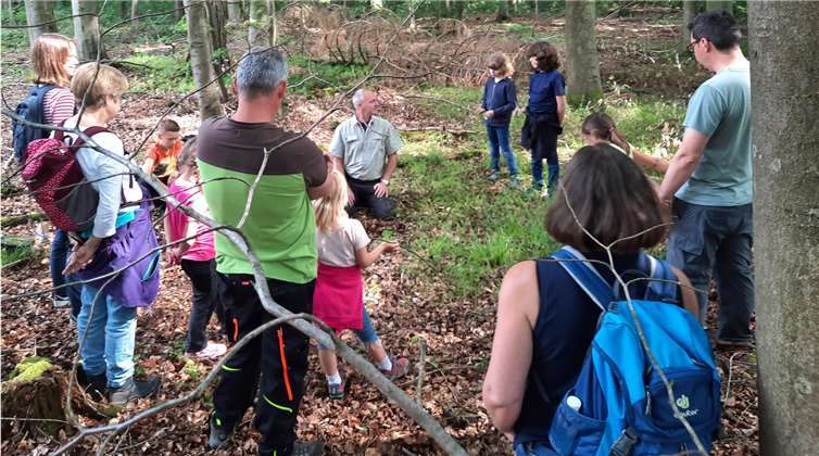 Die kleinen Teilnehmer hatten viele Fragen und waren begeistert von soviel „Wissen zum Anfassen“. Fotos: privat