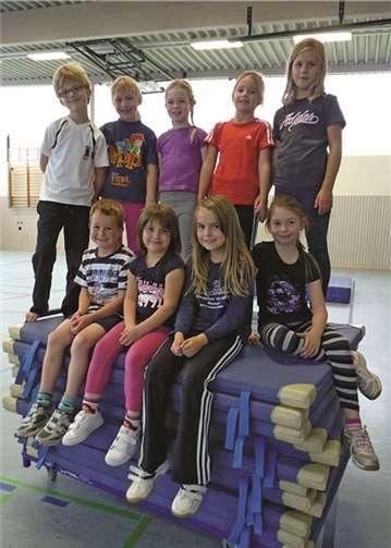 Die kleinen Turner und Turnerinnen. privat