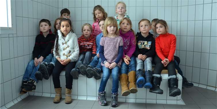 Die kleinen durften sich bei der Polizeiwache in Straßenhaus umsehen.Privat
