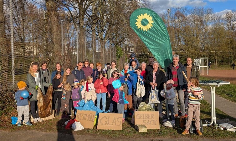 Die kleinen und großen Helfer:innen beim 4.Sauber-Zauber-Tag. Foto: Grüne Meckenheim