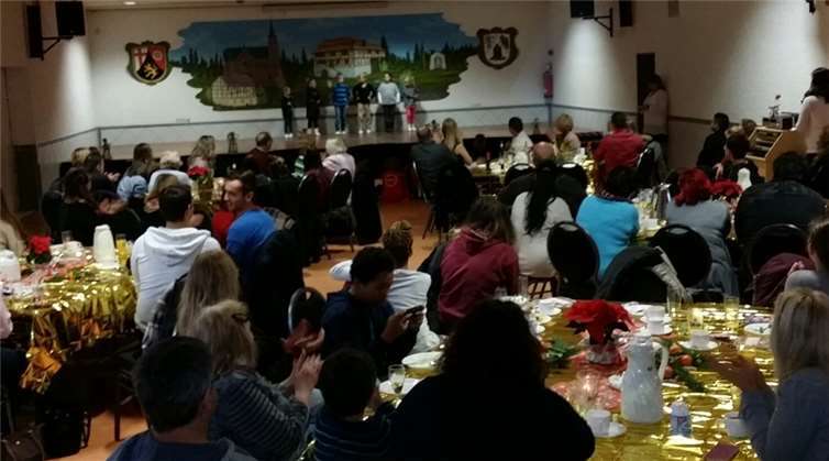 Die kleinsten Tänzer und Tänzerinnen des Vereins traten spontan auf.Privat