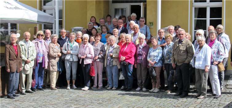 Die knapp 50-köpfige Gruppe auf ihrer Jahresfahrt.privat