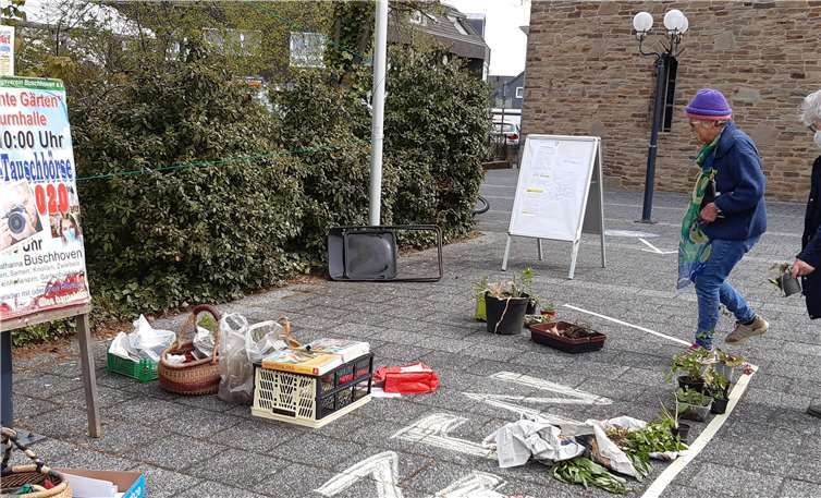 Die kontaktlose Tauschbörse des HVV wurde gut angenommen. Foto: privat