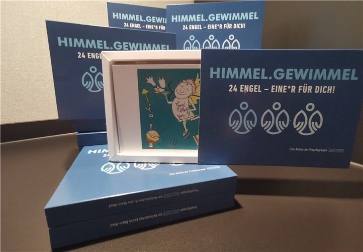 Die kostenlosen Himmel.Gewimmel-Engelboxen. Foto: Monika Hühnerbein