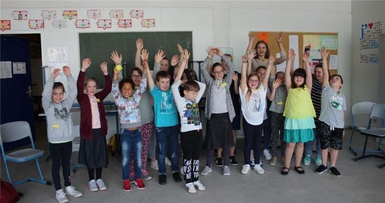 Die künftigen Fünftklässler hatten Gelegenheit, ihre zukünftigen Schulkameraden kennenzulernen. Foto: privat