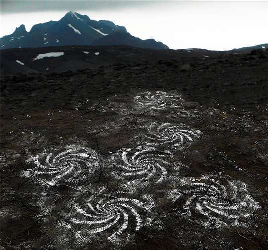 Die künstlerische Inspirationsquelle, von Margret Schopka liegt in Island. Foto: privat