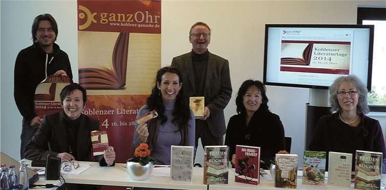 Die künstlerische Leiterin Ruth Duchstein (2.v.r.) im Kreise der ganzOhr-Macher und -Partner. BSB