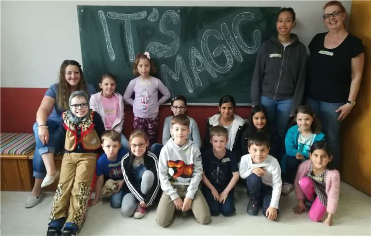 Die letzte Ferienfreizeit im Gemeinwesenprojekt in Irlich war ganz dem Thema Zauberei und Magie gewidmet. Foto: FBS Neuwied